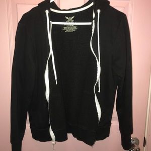 Black zipper jacket